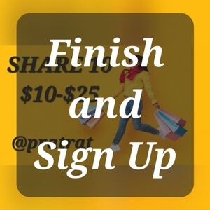 Finish Thur 4/16🛍Sign Up Thurs 4/23🛍$10-$25 Share🛍Share 10🛍